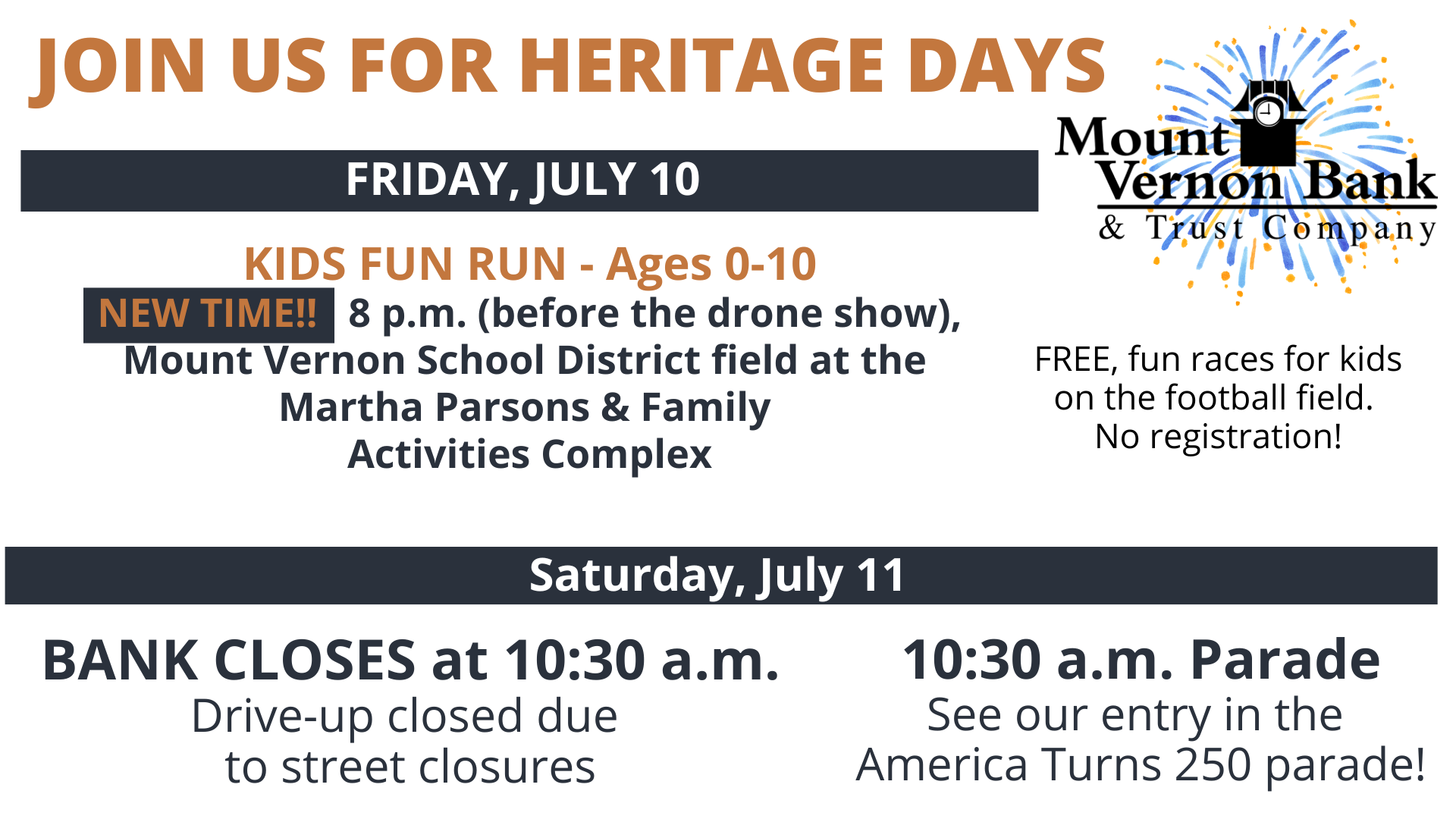 Heritage Days events in Mount Vernon